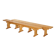 Pair of vintage dining room benches by Robert Mouseman Thompson