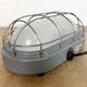 Industrial Grey Wall Light with Milk Glass, 1970s