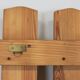 Pine wall coat rack