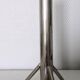 Modernist tripod candle holder in metal, 70s design