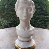 Buste garçon porcelaine
