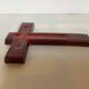 Crucifix bayer céramique année 70