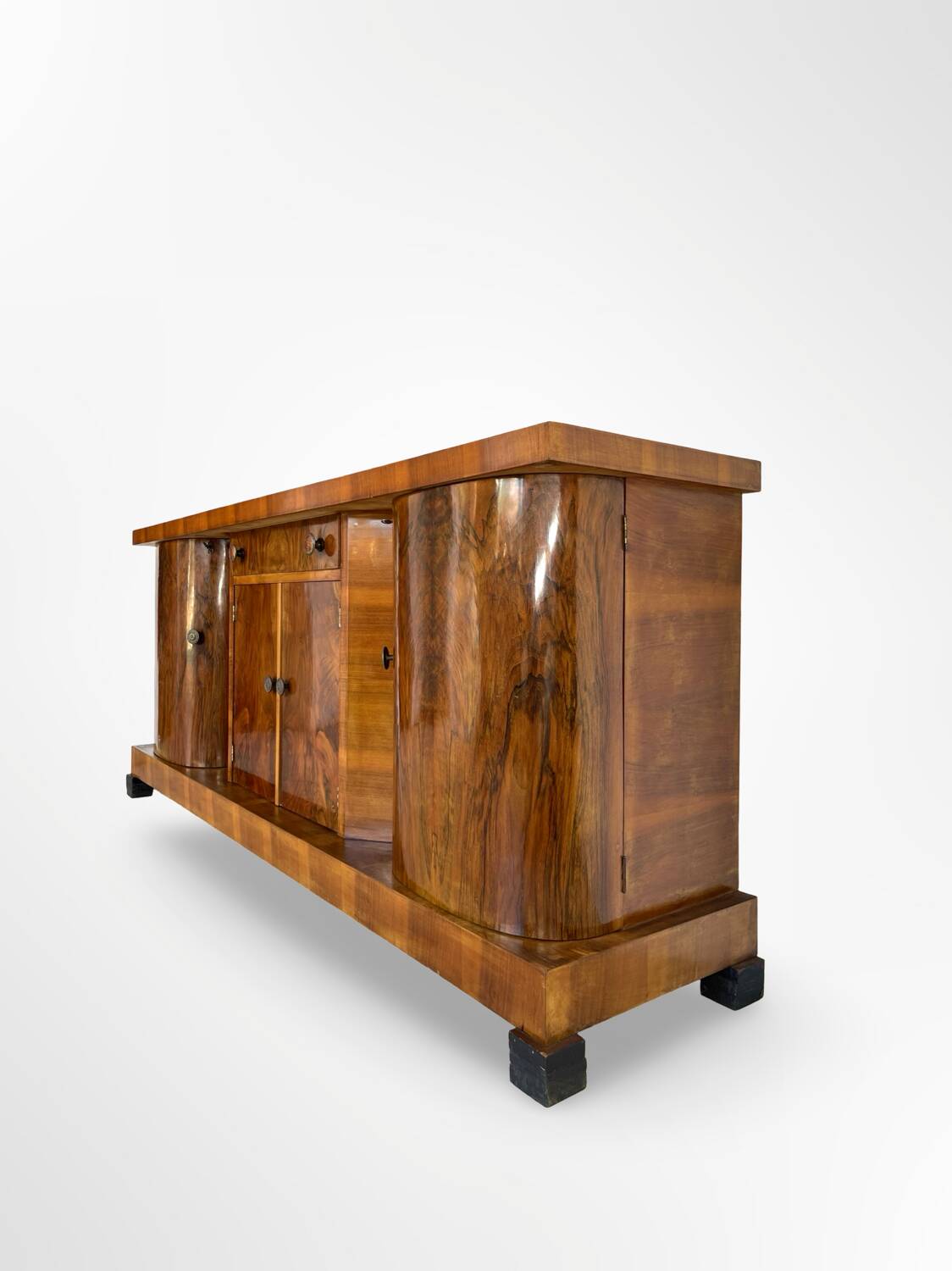 Impressionnant buffet Art déco italien des années 1930/1940