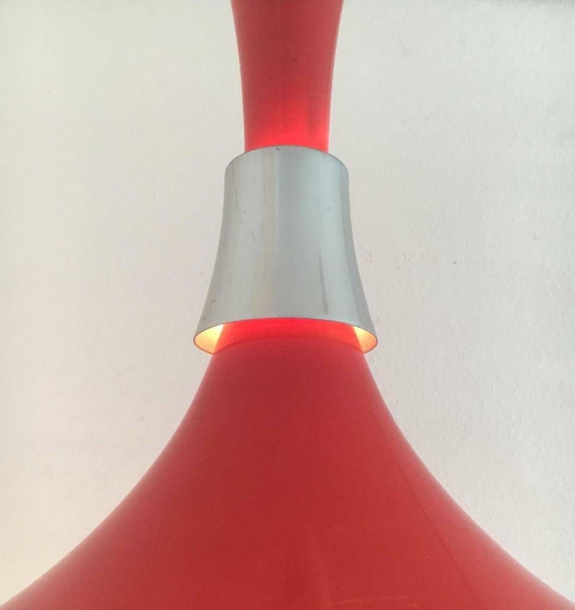 Vintage Danish suspension by Bent Nordsted for Lyskaer, 1970s.