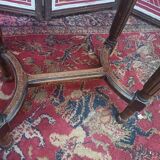 Old Louis XVI style piano stool, canned