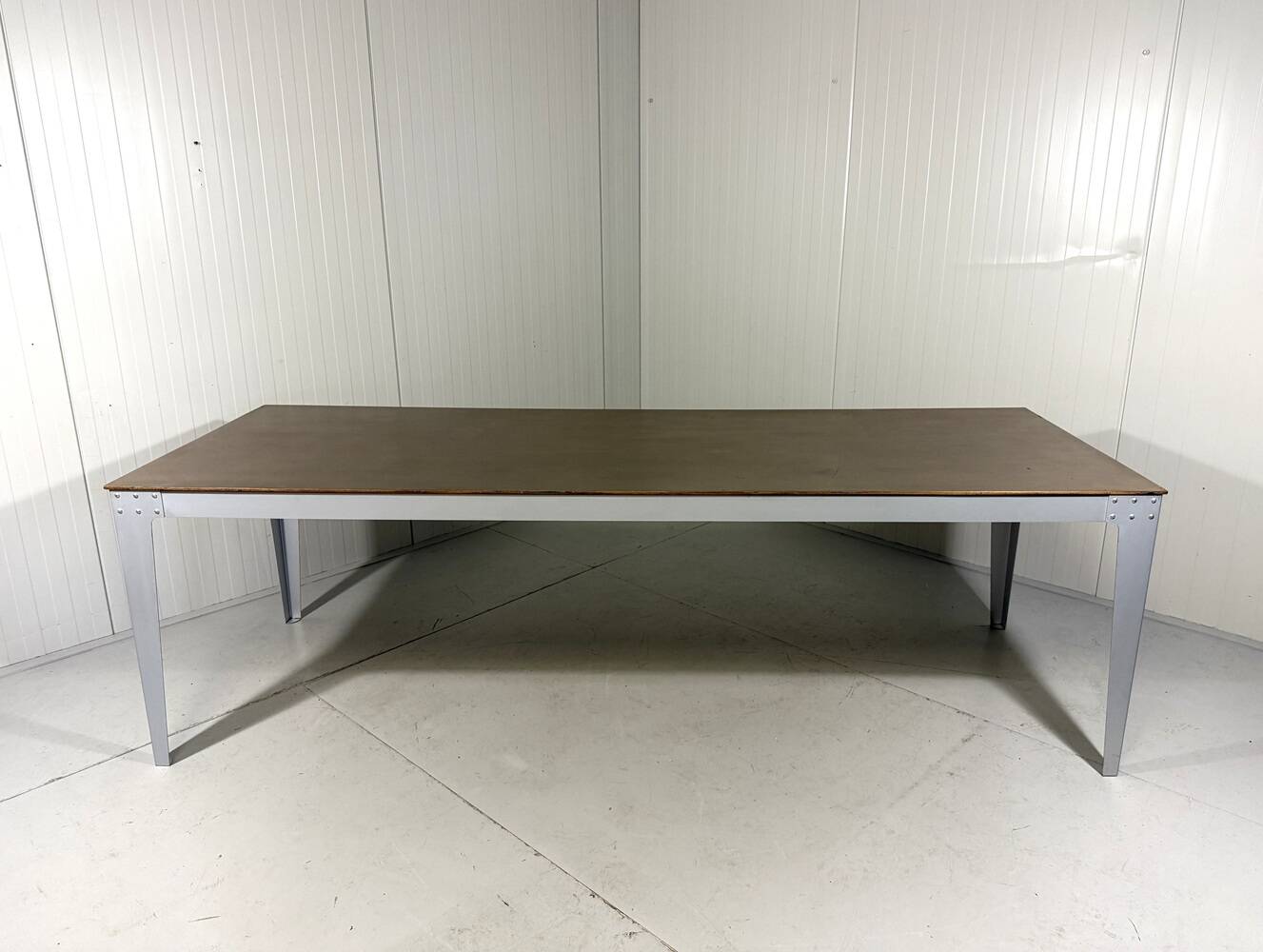 Piet Hein Eek XXL aluminium dining table 1990’s