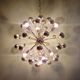 Chrome metal Sputnik chandelier, Space Age design, 1960.