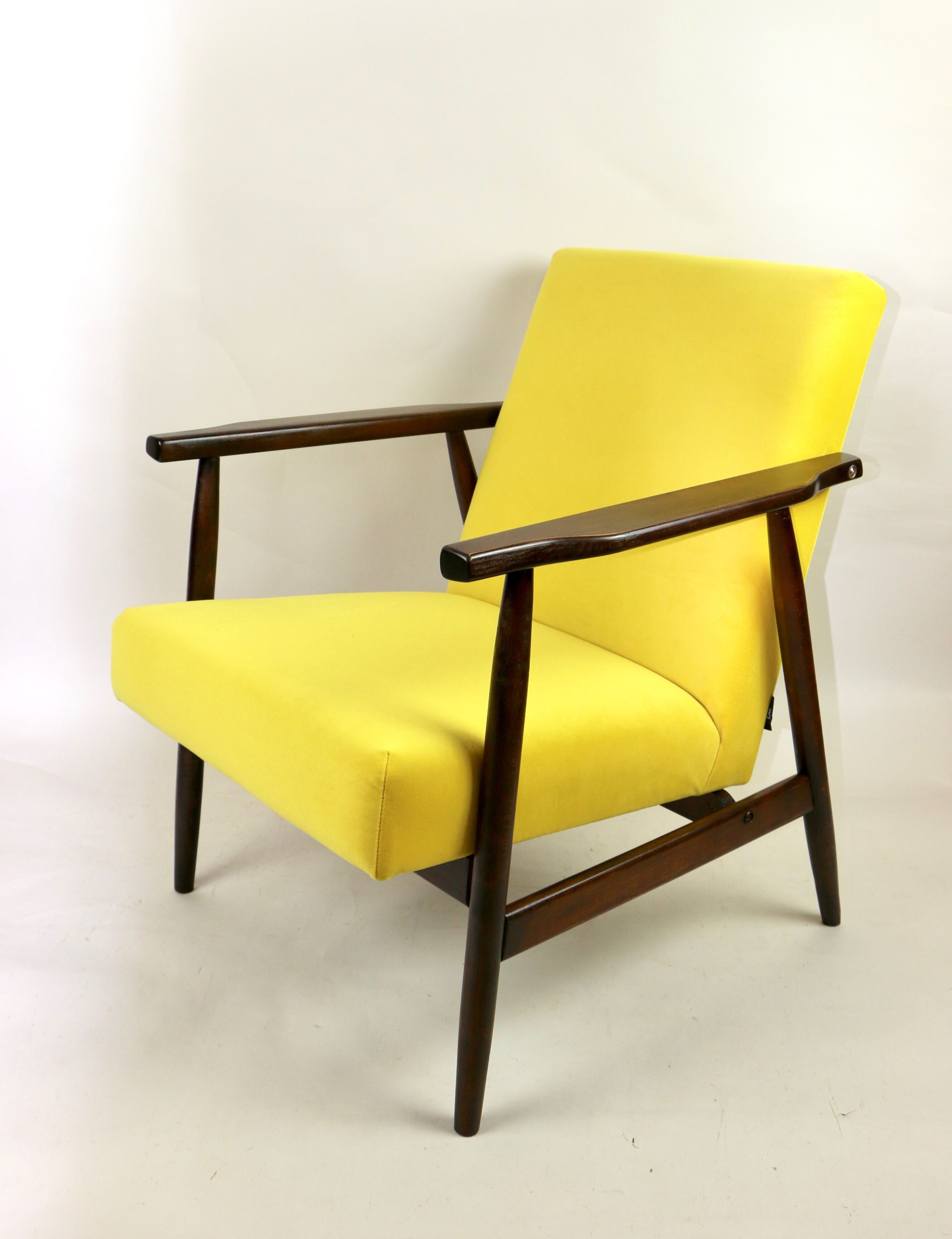 Fauteuil jaune, années 1970