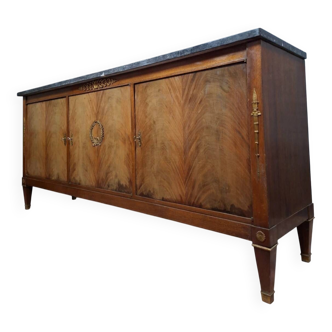 Empire-style sideboard in mahogany veneer – Early 20th century