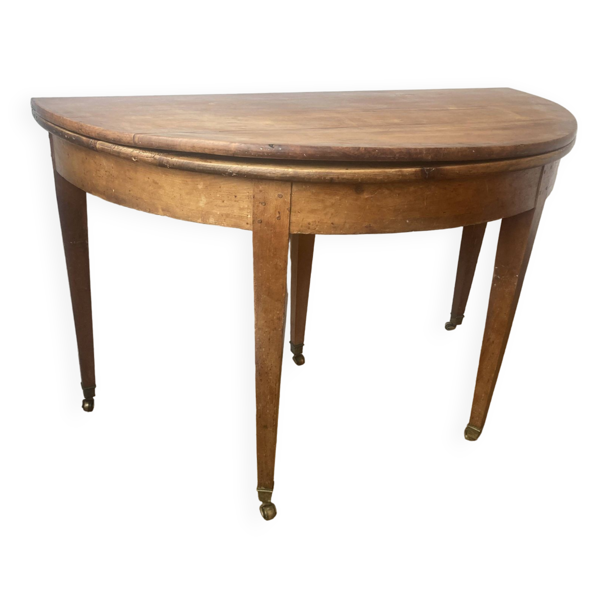 Half Moon fruit wood table