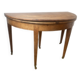 Half Moon fruit wood table