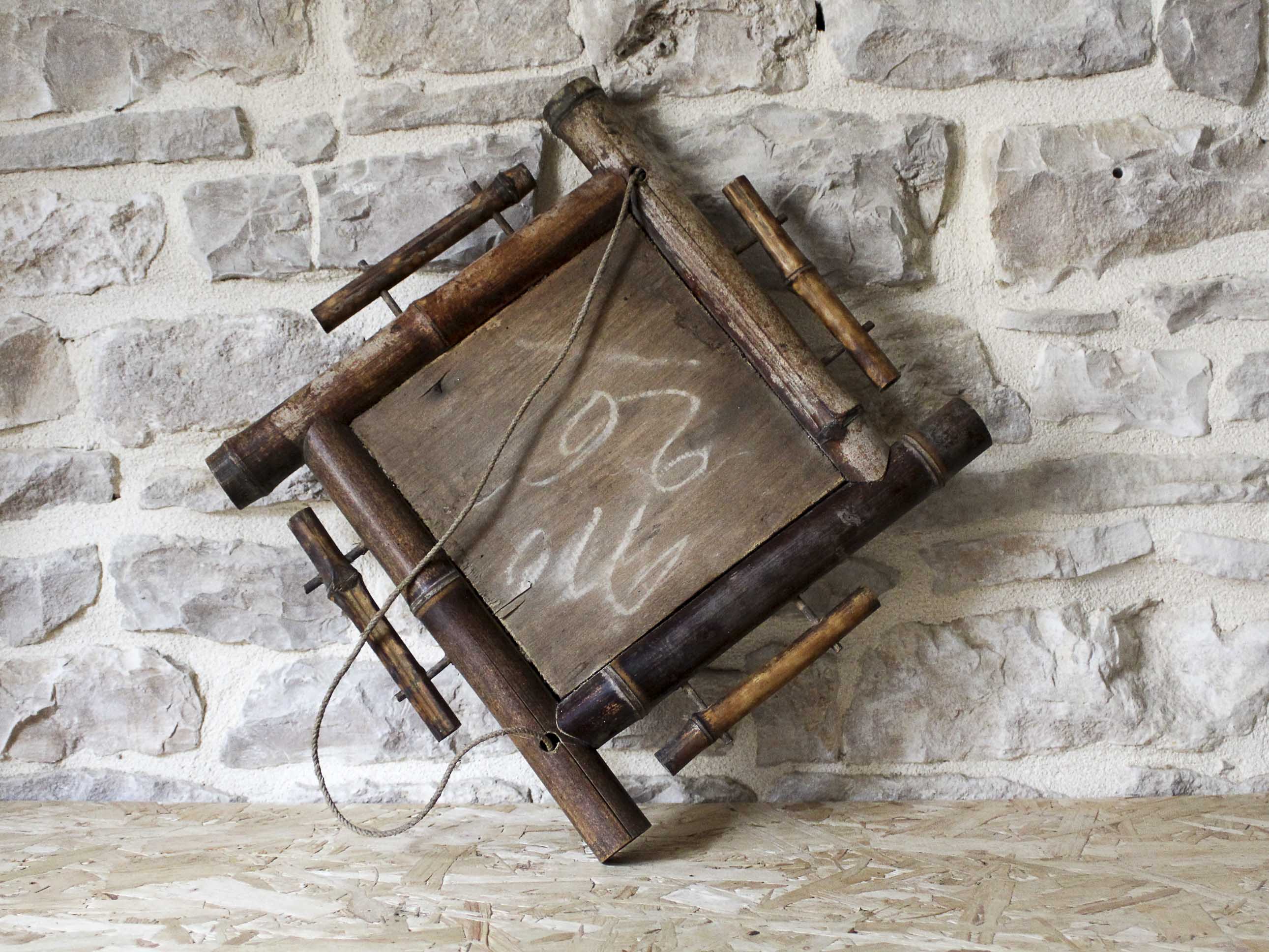 Bamboo mirror 38cm