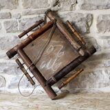 Bamboo mirror 38cm