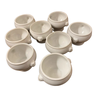 Set of mini porcelain tureen