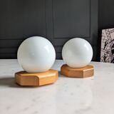 80's Wall Sconces Duo