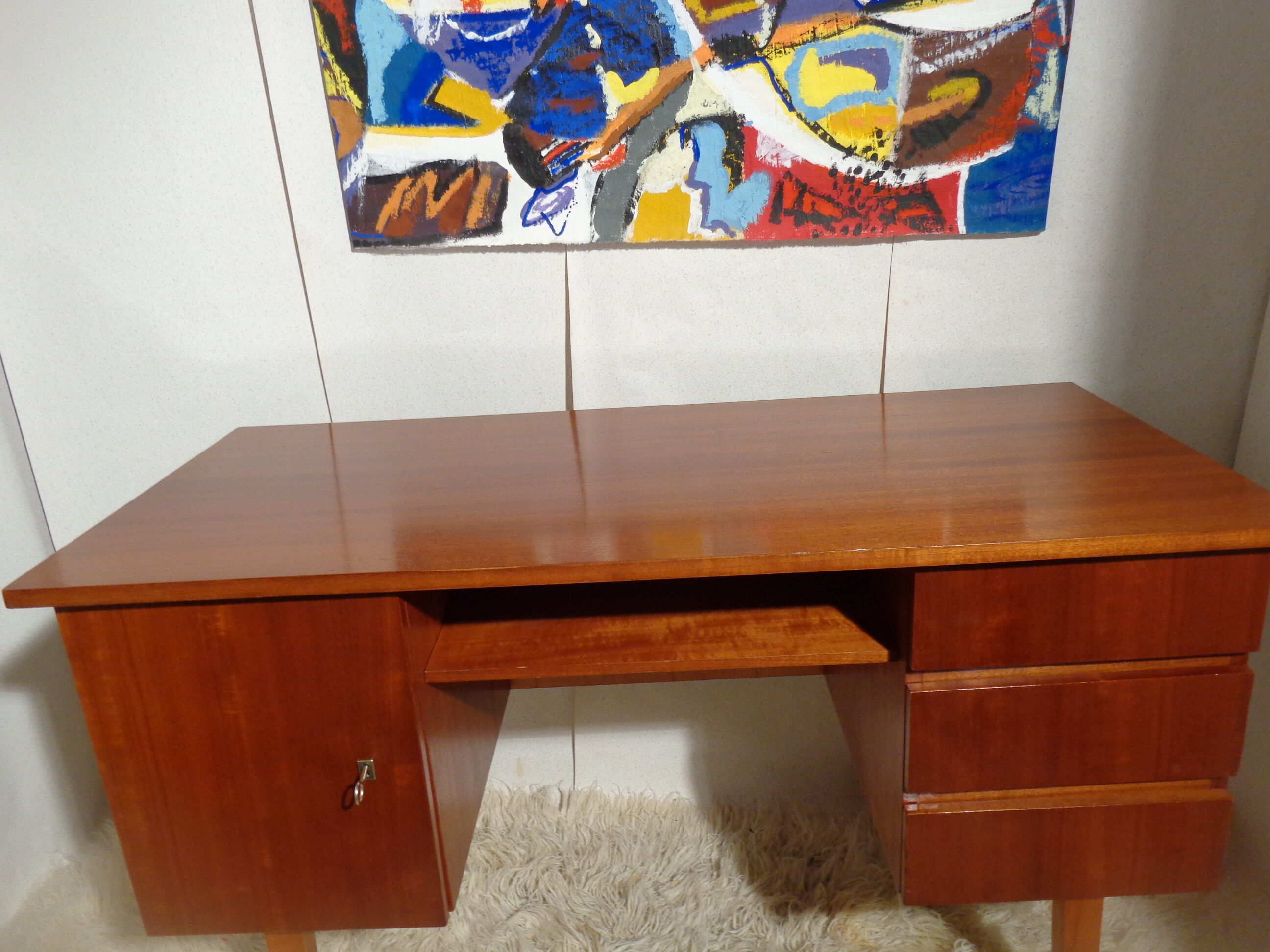 Vintage office of the 60s golden oak