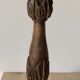 Wooden lamp foot