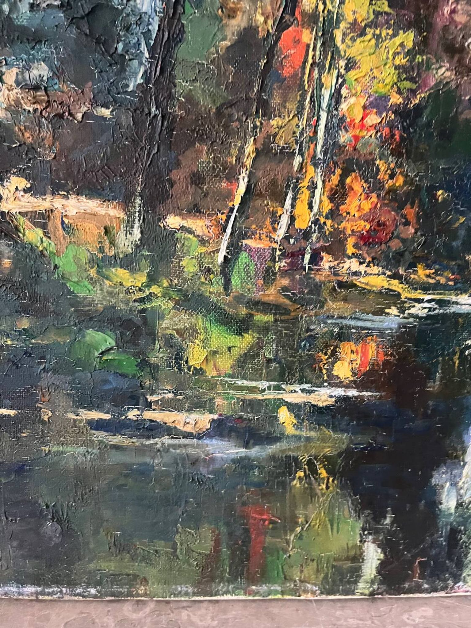 La  Cure rivière, technique couteau signé Robert Falcucci (1900-1989)