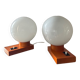 Paire de lampes vintage des années 70