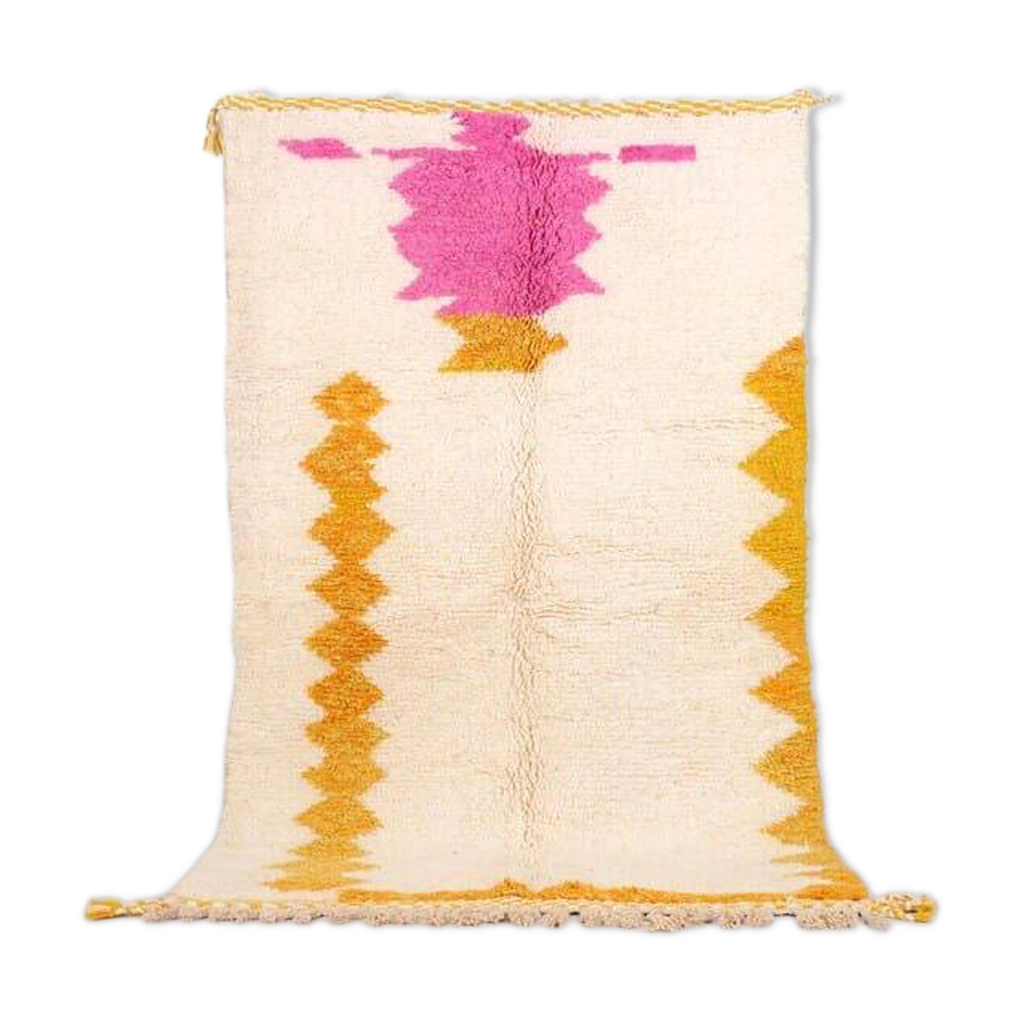 Traditional handmade Beni Ouraine rug, size 150 x 250 cm