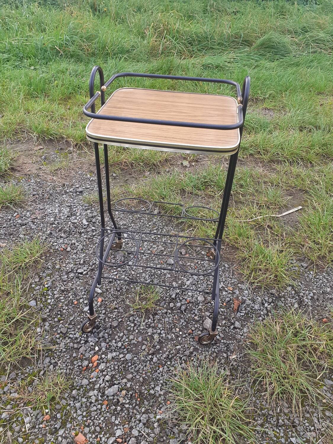 Vintage serving trolley