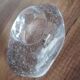 Clear glass tea light candle holder