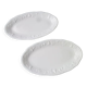 Set of 2 white porcelain raviers Ph Deshoulières California model
