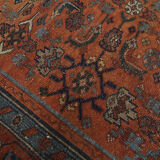 Handmade Wool Antique Persian Heriz Rug- 112x183cm