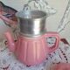 petite cafetière céramique rose