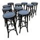Set of 10 bar stools