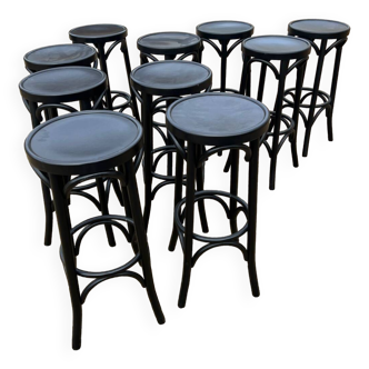 Lot de 10 tabourets de bar