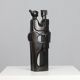 “Together” – Hand-carved wooden sculpture by Jozef Kets, Belgium, 1971