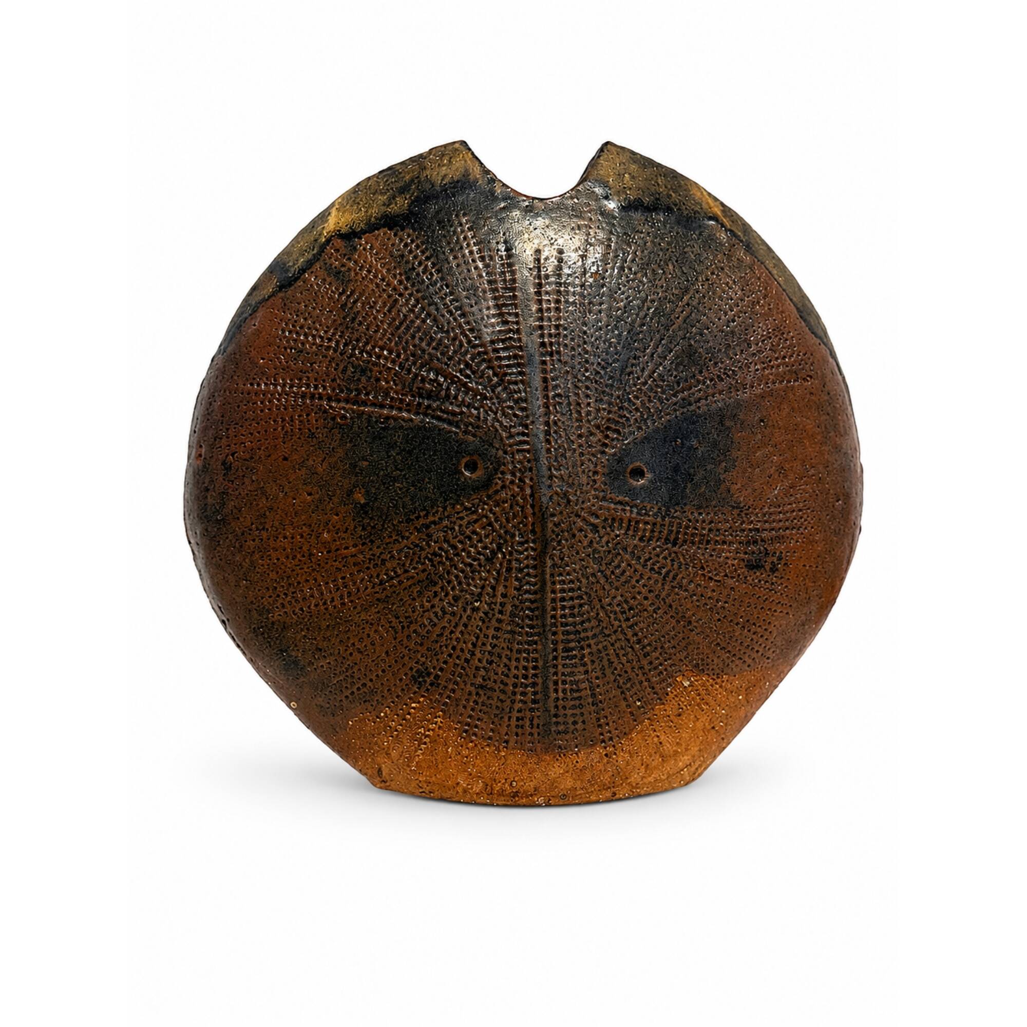 Stoneware vase by Pat and Joe Rowland