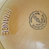 12 dessert plates and deep dishes from Salins-les-Bains, France.