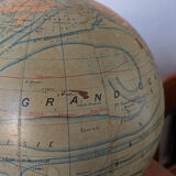 Art deco globe with light