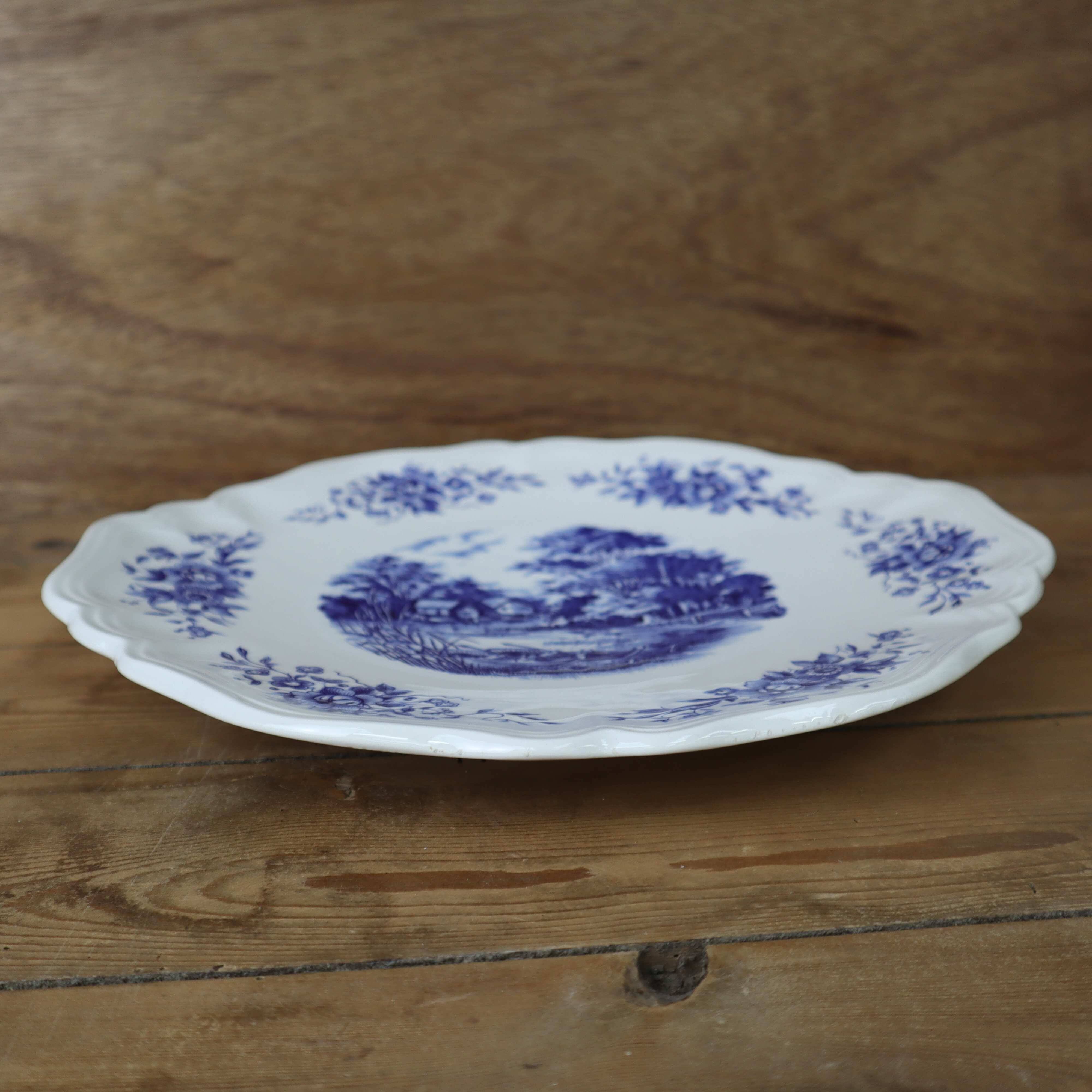 Plat à gâteaux Sarreguemines modèle Romantic