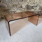 Smoked Plexiglas coffee table, 1970