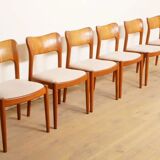 6 x dining chair | John Mortensen | Niels Koefoed | Model Ole | Teak