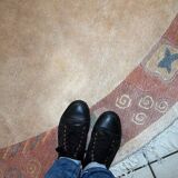 Tapis Vintage Khaden Tibétain en Laine, Années 1970, Épais et Élégant