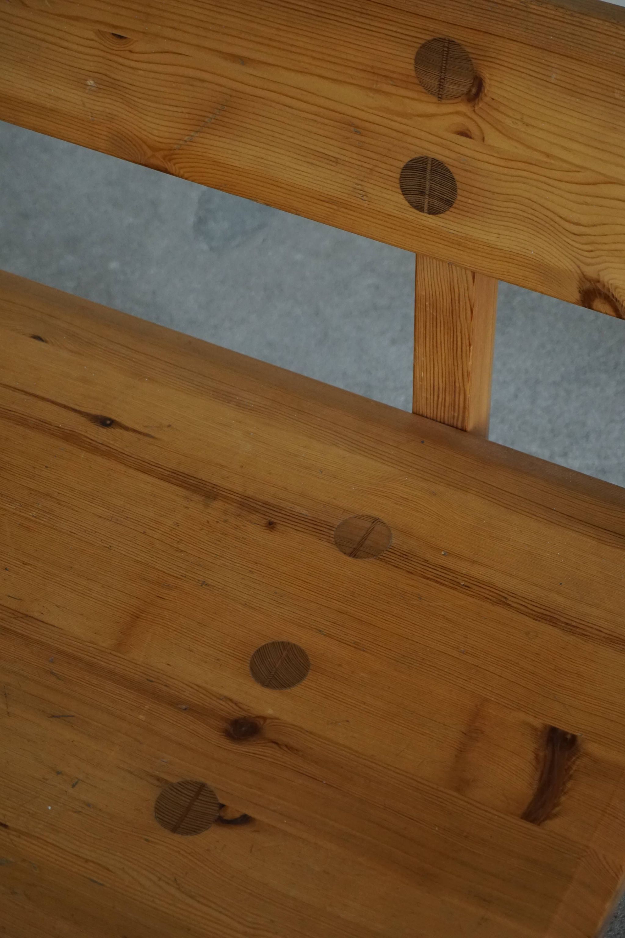 Mid century Swedish pine bench, made by Carl Malmsten for Karl Andersson & Söner, 1960s