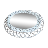 Rattan mirror 33x41cm
