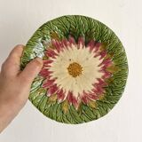 Orchid earthenware plate
