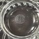 Art Deco - Crystal stamped Baccarat sugar pot
