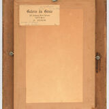 Jean Henri Chouppe (1817-1894) Watercolor - Mill near Orleans