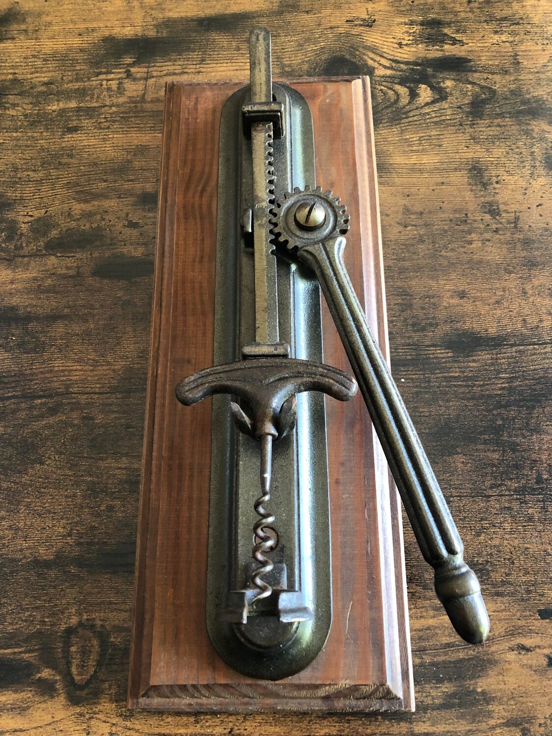 Wall drawer rack iron bar bistro