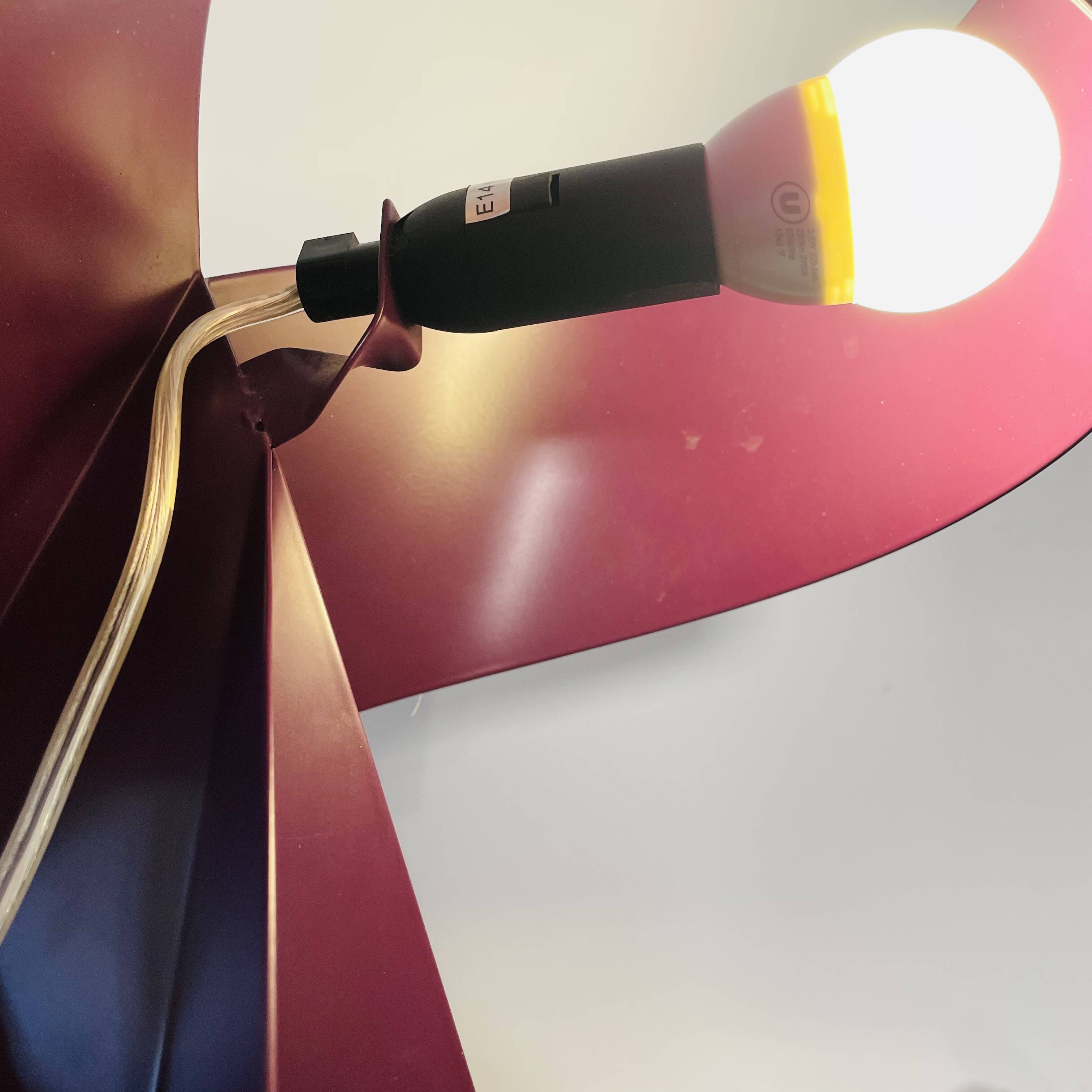 Ribbon Habitat Table Lamp – Claire Norcross Design – Purple Metal