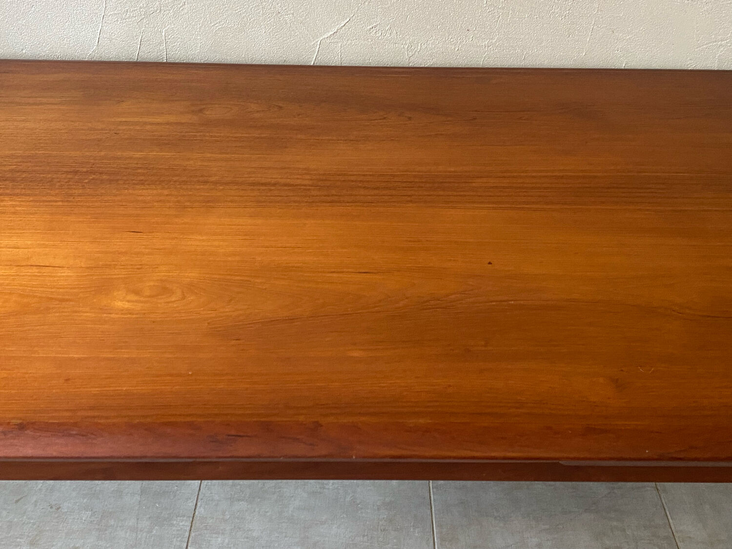 Vintage teak scandinavian signed table