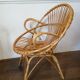 Paire de fauteuils corbeille