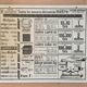 Educational table metric system Armand Colin vintage 60s