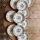 set of 10 antique flat plates model Laval